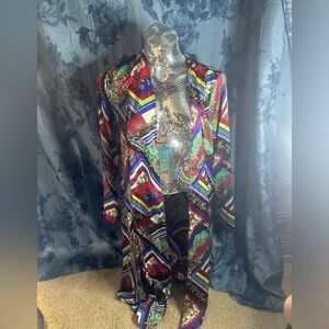 Multi colored robe
